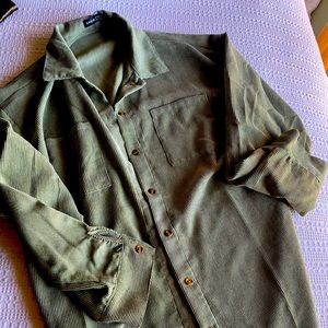 Corduroy button down shirt